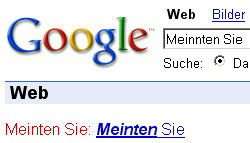 Meinten Sie